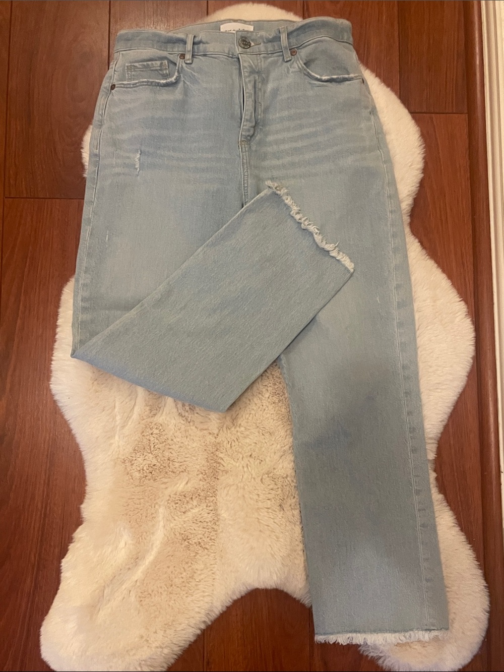 LOFT Light Blue Straight Leg Jeans
